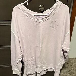 Aerie Light Purple Sweatshirt